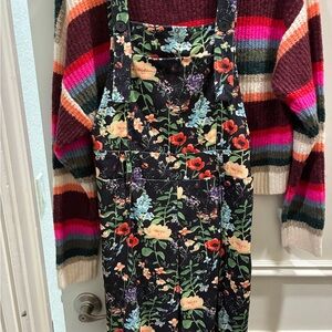 Cider Floral Black Jumpsuit